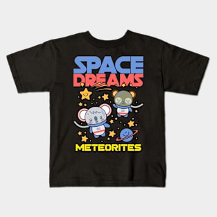 Meteorite Collector "Space Dreams - Meteorites" Meteorite Kids T-Shirt